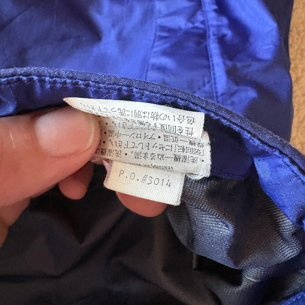 Patagonia Vtg Knifeblade Ski Rain hard Shell Jacket Ski Parka Men's L Blue - Picture 13 of 15